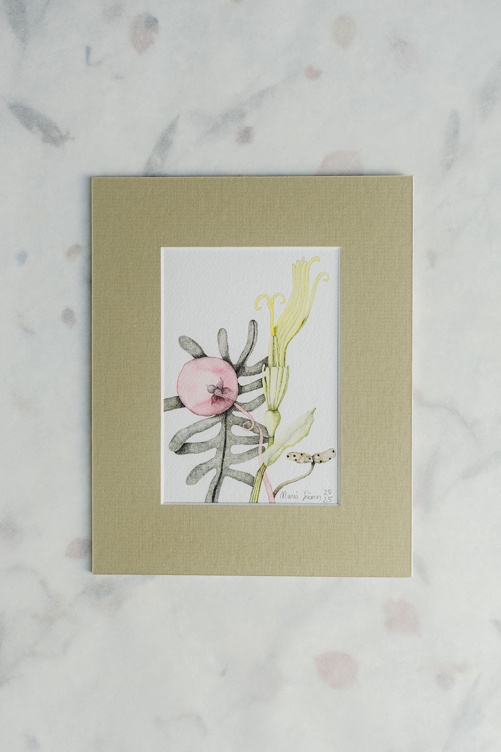 Giclée print "Dotti Loves Bright Light"