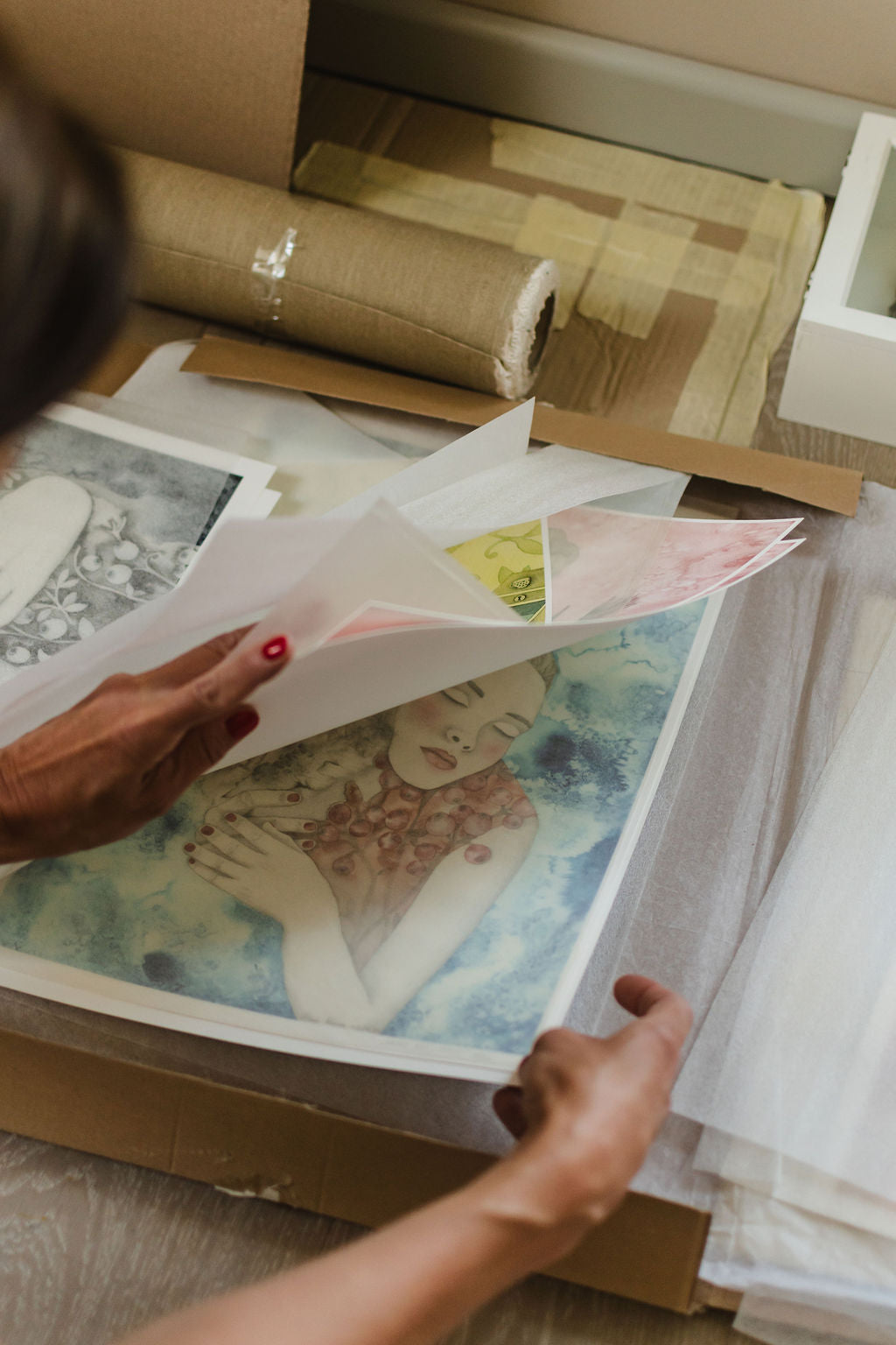 Giclée print “Woman As nature”