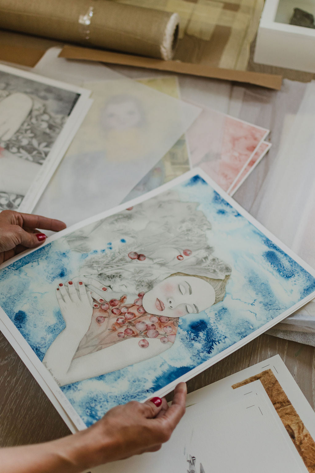 Giclée print “Woman As nature”