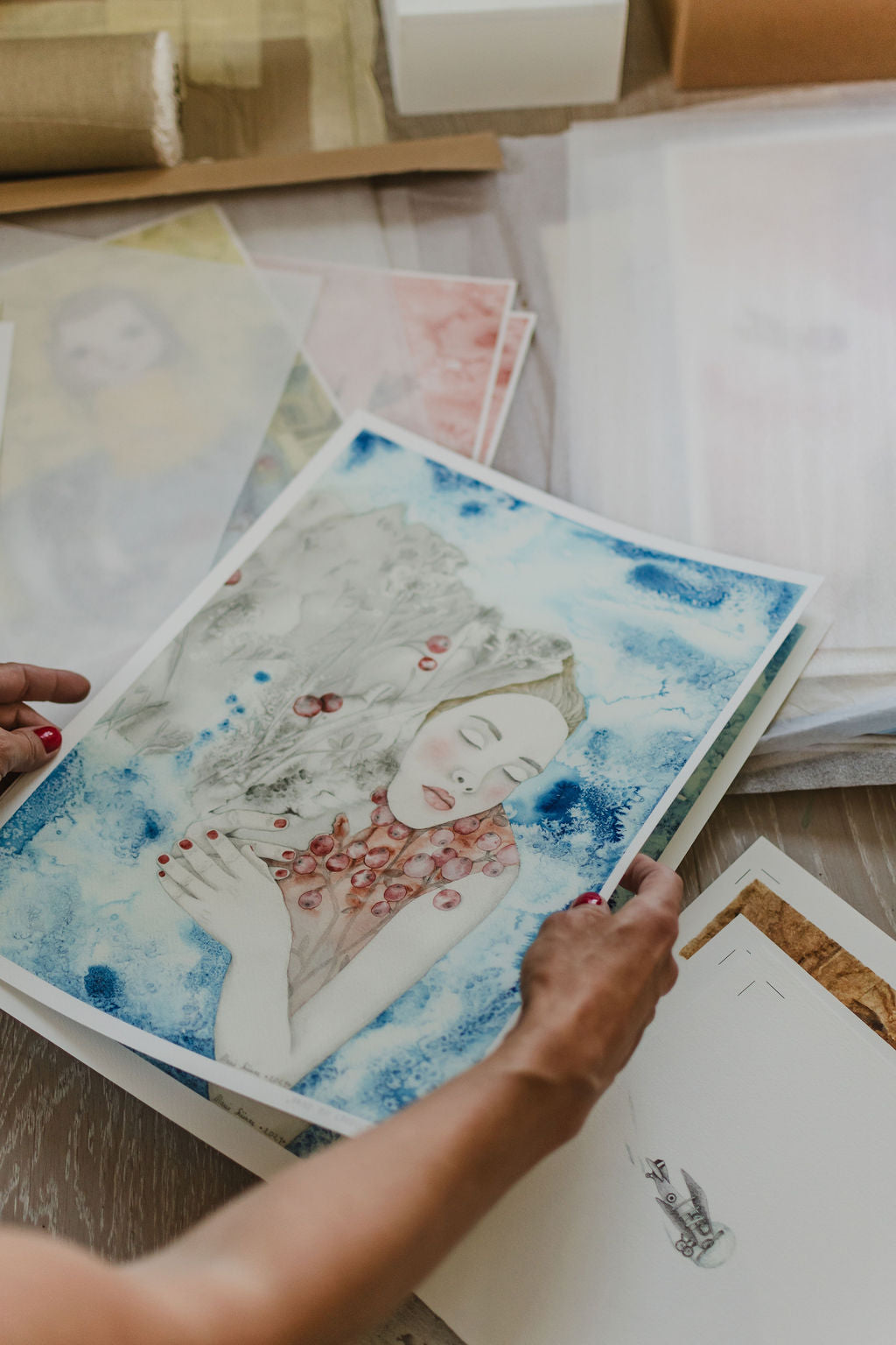 Giclée print “Woman As nature”