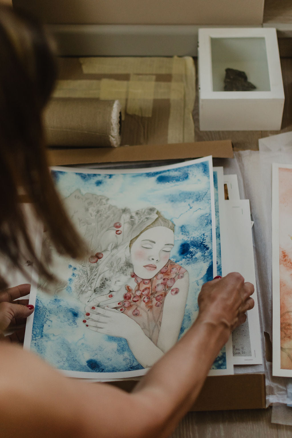 Giclée print “Woman As nature”