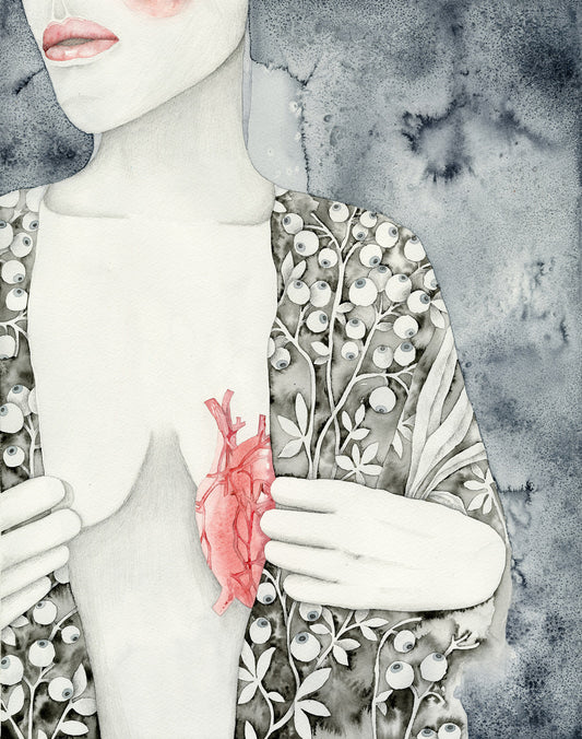 Giclée print "Fox Spirit III. Between the Heartbeats"