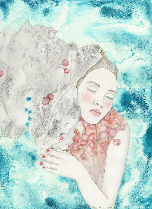 Giclée print “Woman As nature”