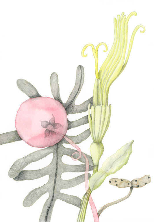 Giclée print "Dotti Loves Bright Light"