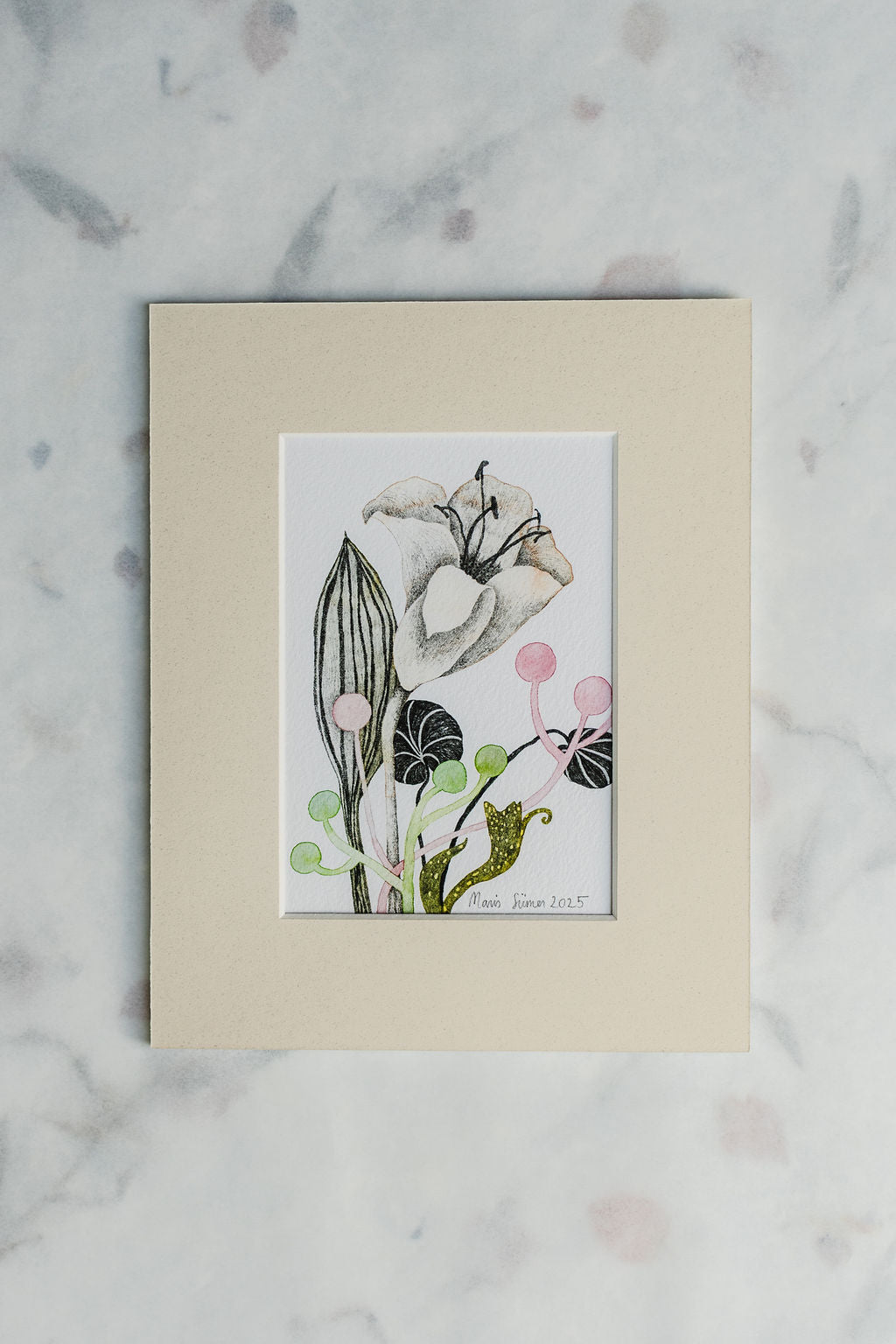 Giclée print “She Planted Lilies in the Garden”