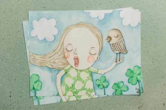 Giclée print “Let's Sing Together”