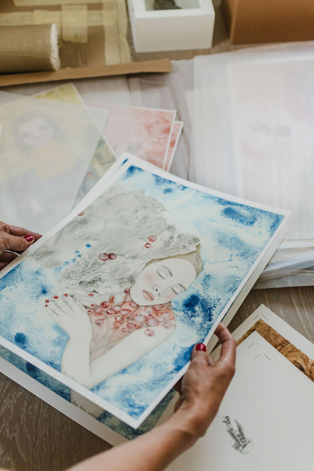 Giclée print “Woman As nature”