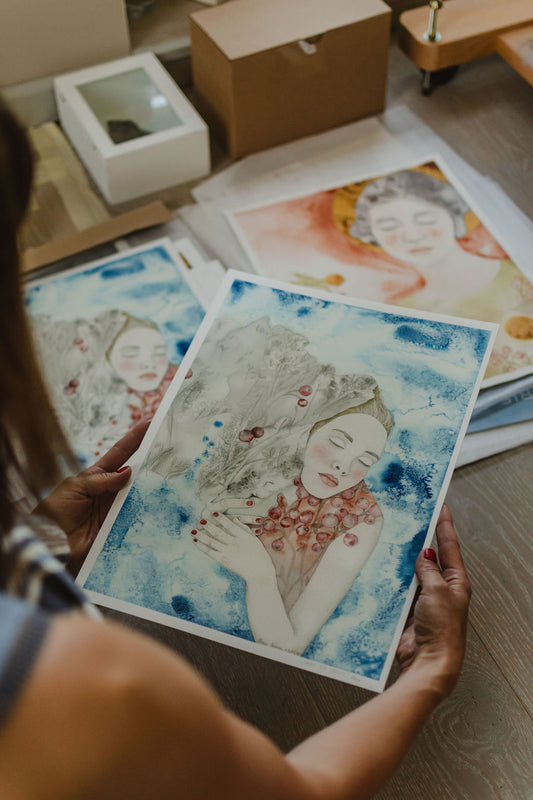 Giclée print “Woman As nature”