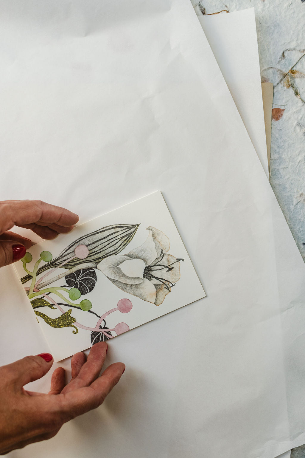 Giclée print “She Planted Lilies in the Garden”