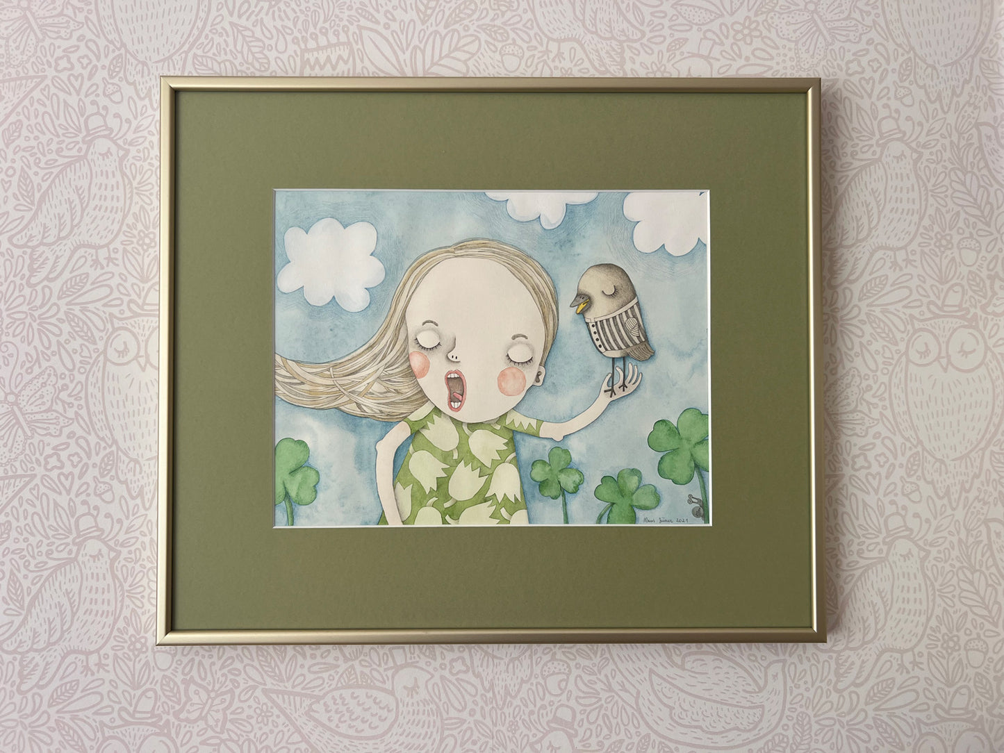Giclée print “Let's Sing Together”