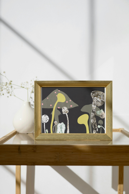 Giclée print "Imagine All the Mushrooms"